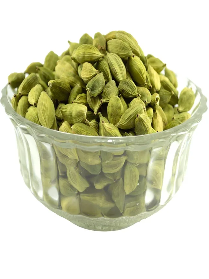 Whole green cardamom pods from Idukki